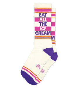Eat All The Ice Cream Unisex Socks