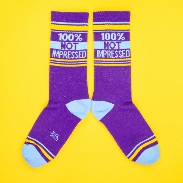 100% Not Impressed Unisex Socks