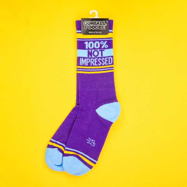 100% Not Impressed Unisex Socks