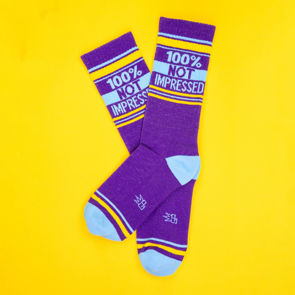 100% Not Impressed Unisex Socks