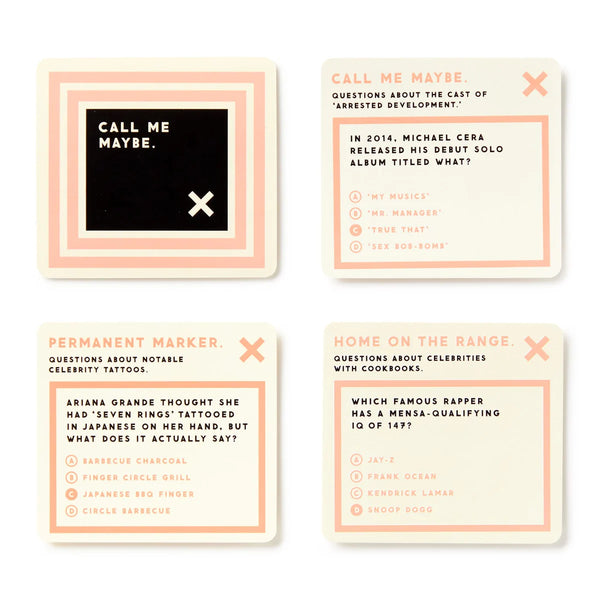Irrelevant Celebrity Trivia Game