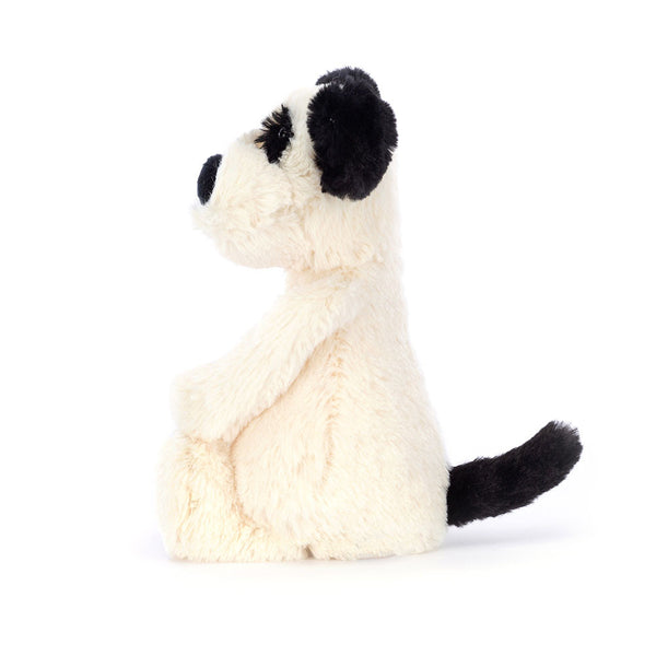 Jellycat Bashful Black & Cream Puppy Small