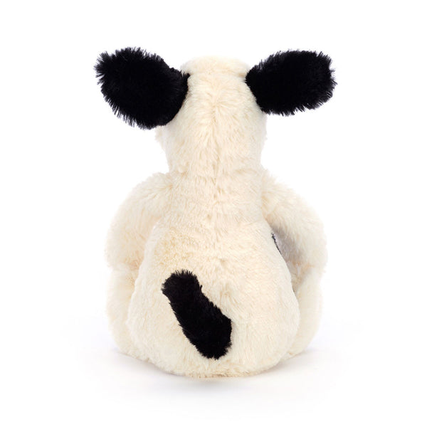 Jellycat Bashful Black & Cream Puppy Small