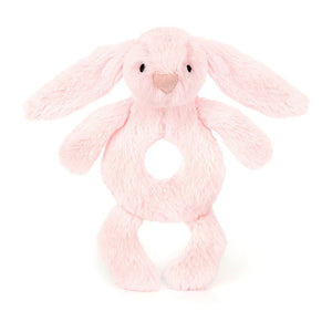 Jellycat Bashful Baby Pink Bunny Ring Rattle