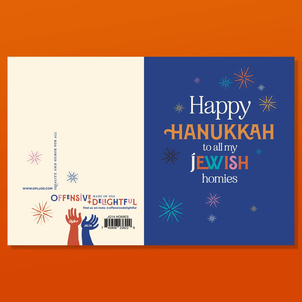 Jewish Homies Hanukkah Greeting Card