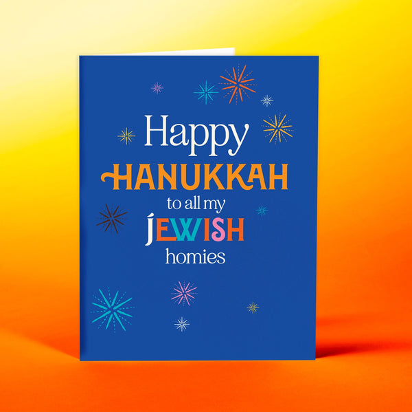 Jewish Homies Hanukkah Greeting Card