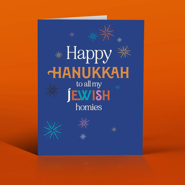 Jewish Homies Hanukkah Greeting Card