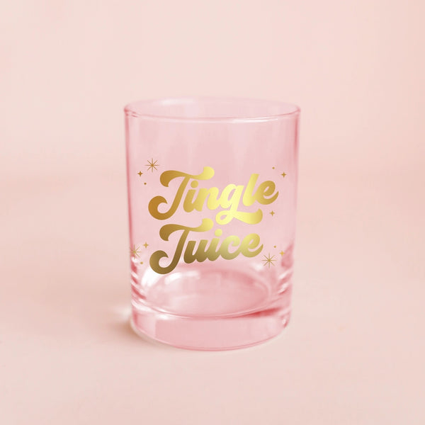 Jingle Juice Holiday Rocks Glass