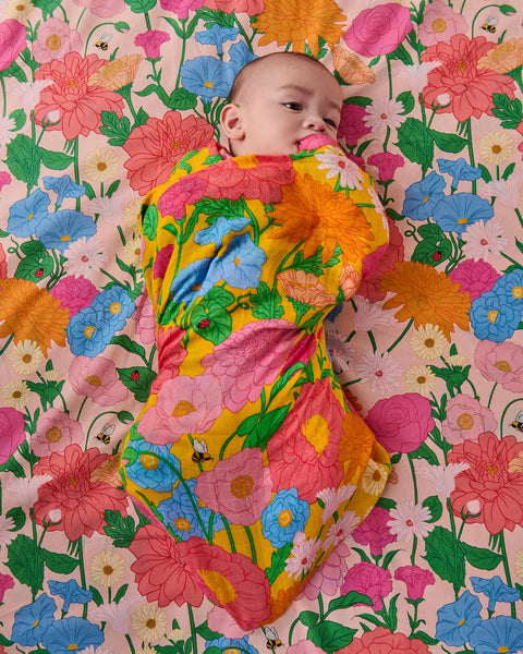 Follow The Sun Bamboo Swaddle Blanket