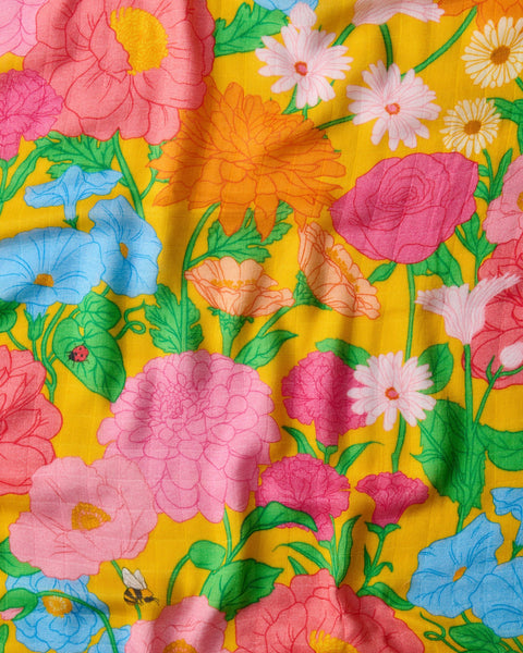 Follow The Sun Bamboo Swaddle Blanket