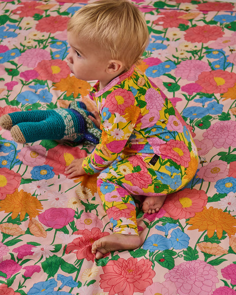 Organic Long Sleeve Zip Romper - Follow The Sun