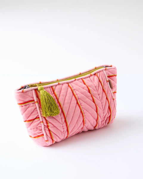 Quilted Velvet Toiletry Bag - Wategos Soiree