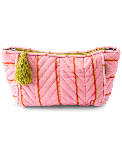 Quilted Velvet Toiletry Bag - Wategos Soiree