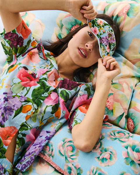 Velvet Eye Mask - Spring In The Air