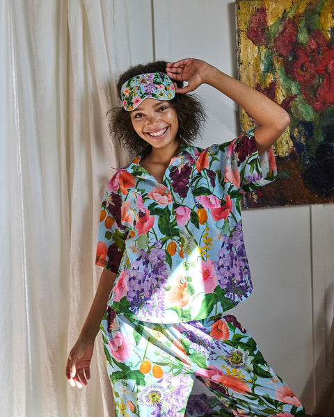 Velvet Eye Mask - Spring In The Air