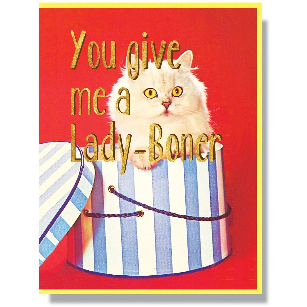 Lady Boner Valentine's Day Greeting Card