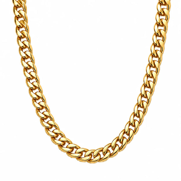 Liam Gold Cuban Link Chain Necklace