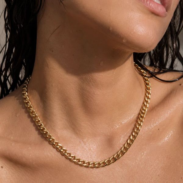 Liam Gold Cuban Link Chain Necklace