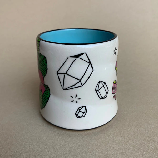 Lucky Bunny Medium Ceramic Mug