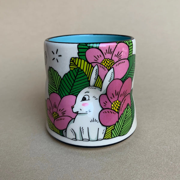 Lucky Bunny Medium Ceramic Mug