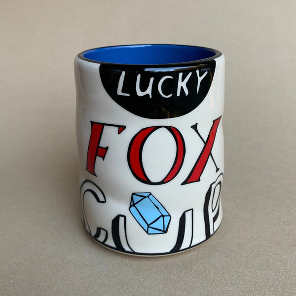 Lucky Fox Large Ceramic Mug