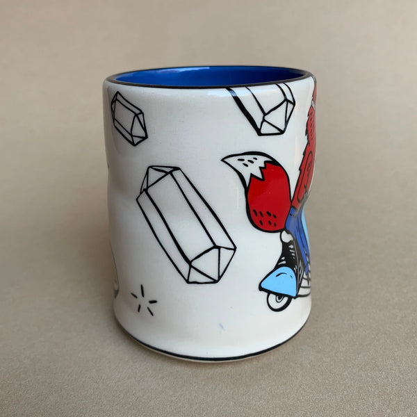 Lucky Fox Large Ceramic Mug