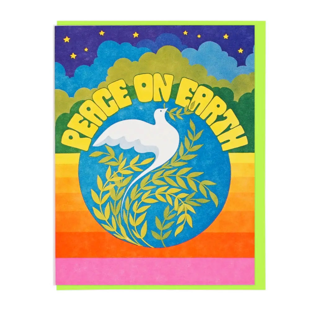 Peace On Earth Holiday Greeting Card