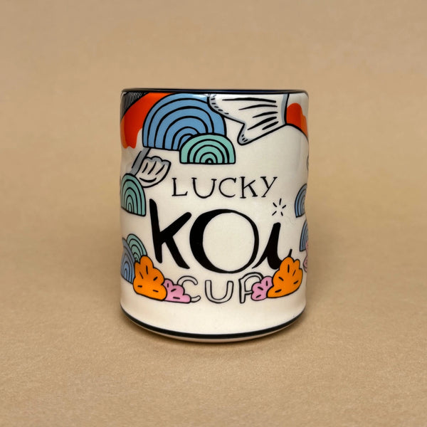 Lucky Koi Large Ceramic Mug