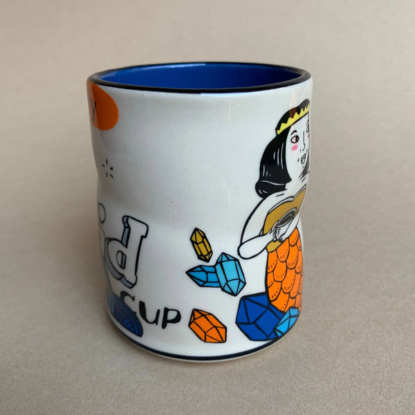 Lucky Mermaid Large Ceramic Mug