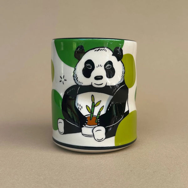 Lucky Panda Large Ceramic Mug