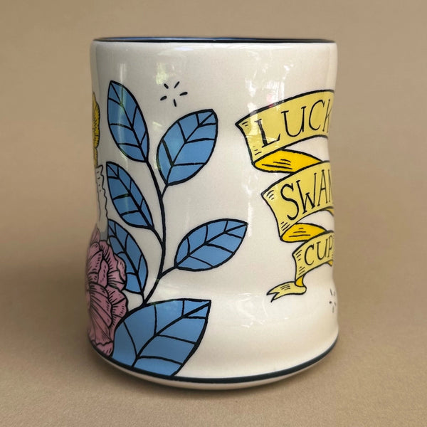 Lucky Swan XLarge Ceramic Mug