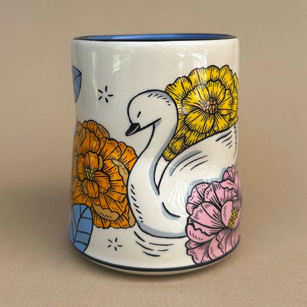 Lucky Swan XLarge Ceramic Mug