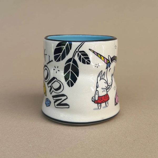 Lucky Unicorn Medium Ceramic Mug