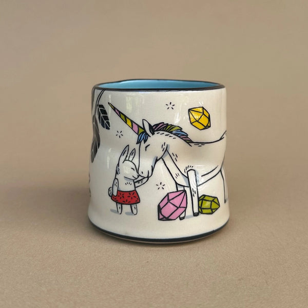 Lucky Unicorn Medium Ceramic Mug
