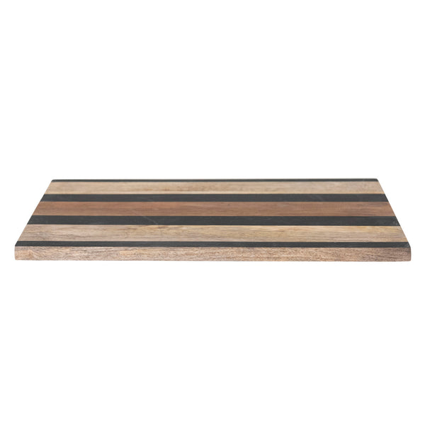 Striped Mango Wood Cheese & Cutting Board