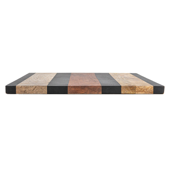 Striped Mango Wood Cheese & Cutting Board