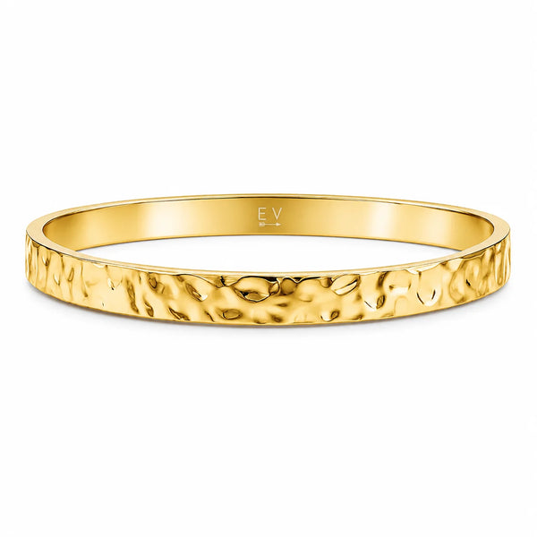 Maribel Hammered Bangle Bracelet