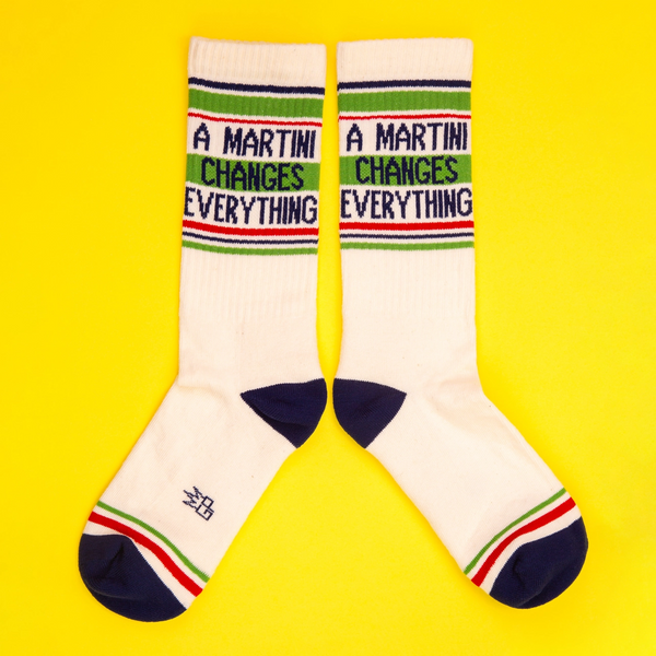 A Martini Changes Everything Unisex Socks