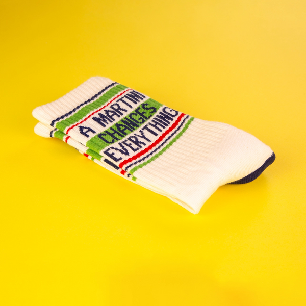 A Martini Changes Everything Unisex Socks