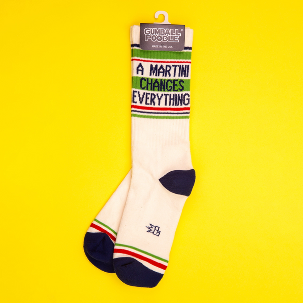 A Martini Changes Everything Unisex Socks