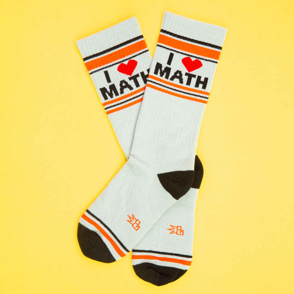 I Love Math Unisex Socks