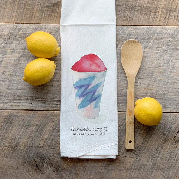Philadelphia Water Ice Flour Sack Towel