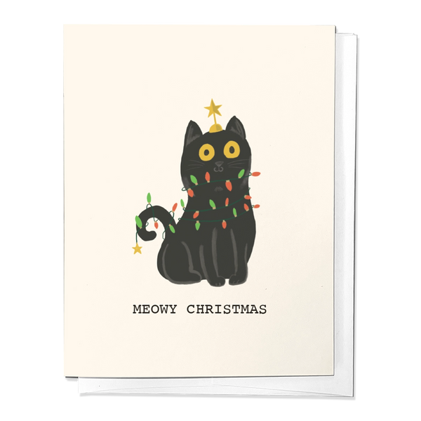 Have A Meowy Christmas Holiday Greeting Card