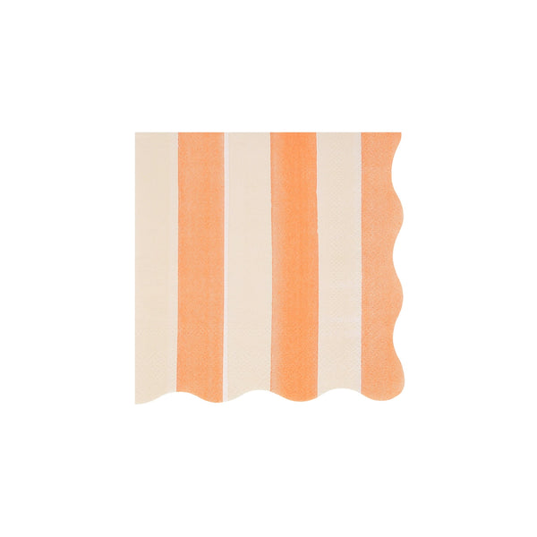 Fall Striped Small Napkins