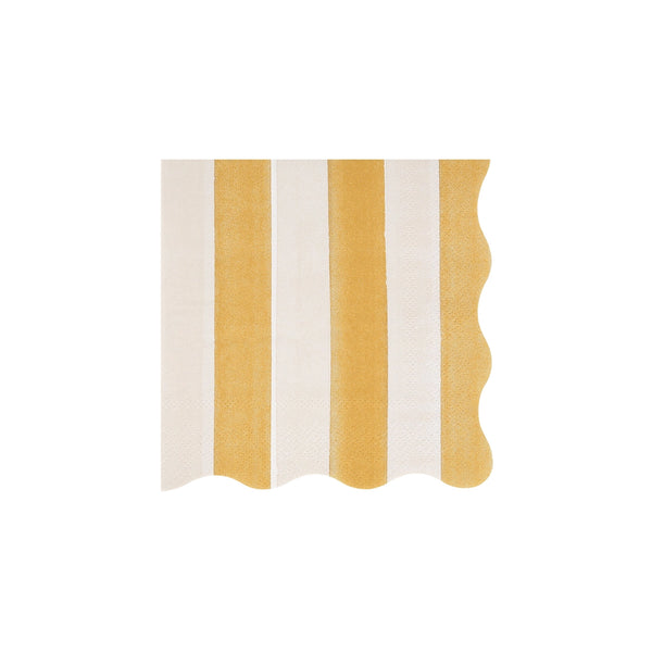 Fall Striped Small Napkins