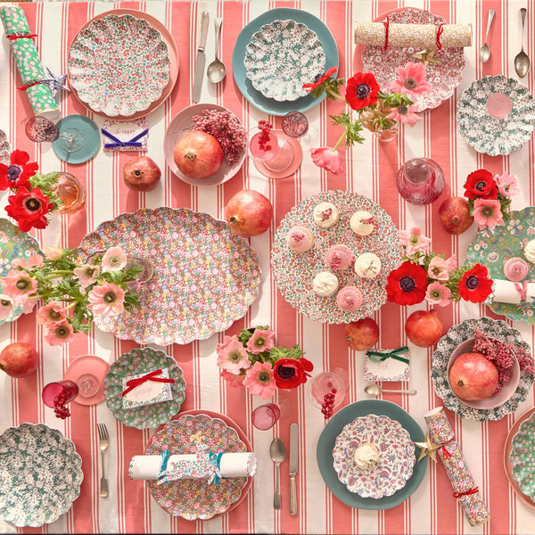 Liberty Julia Star Red Floral Reusable Large Platter
