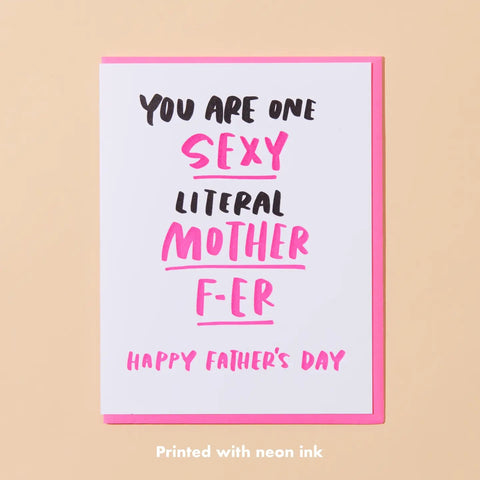 Mother F-Er Father's Day Greeting Card