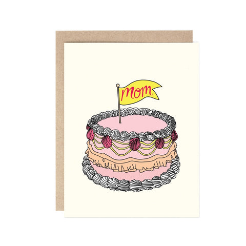 Mom Cake Mother's Day Greeting Card