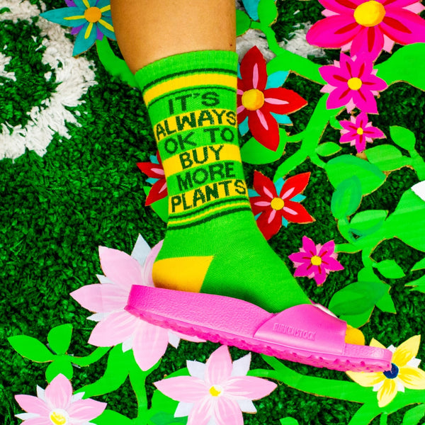 It's Always Ok To Buy More Plants Unisex Socks