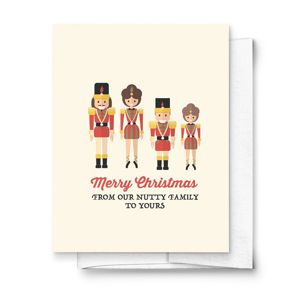 Nutty Family Christmas Holiday Greeting Card